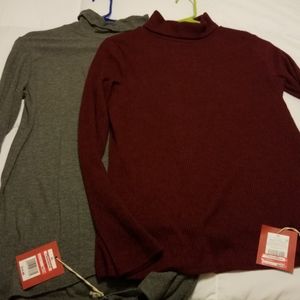 (2) High Neck Shirts - Never Worn